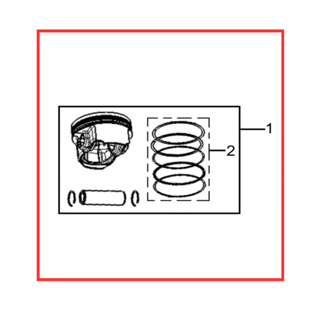 KIT PISTON 250 R 1