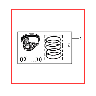 KIT PISTON 250 R
