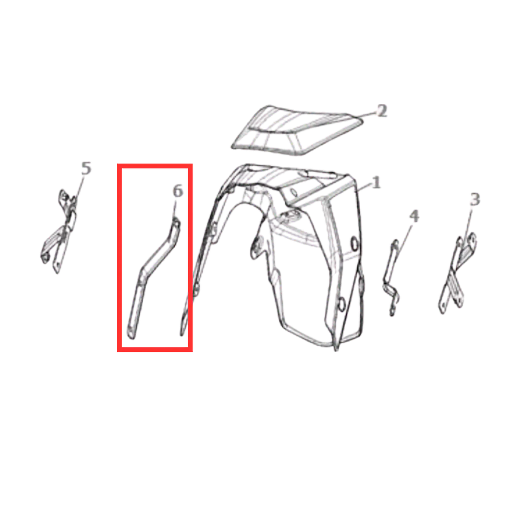 SOPORTE DE GUARDABARRO DELANTERO 4 DE VOGUE 300 DS 1