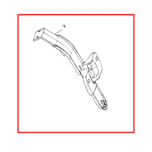 SOPORTE DE PLACA DE VOGUE 300 DS