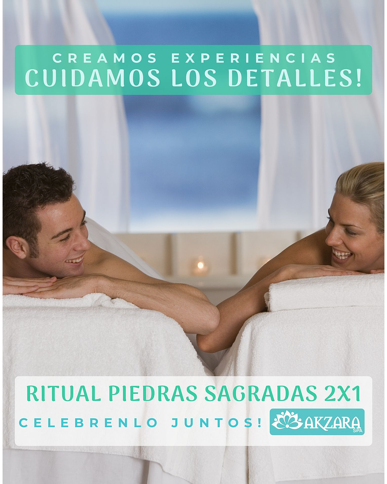 2X1 Ritual Piedras Sagradas - Dias especiales de Spa!