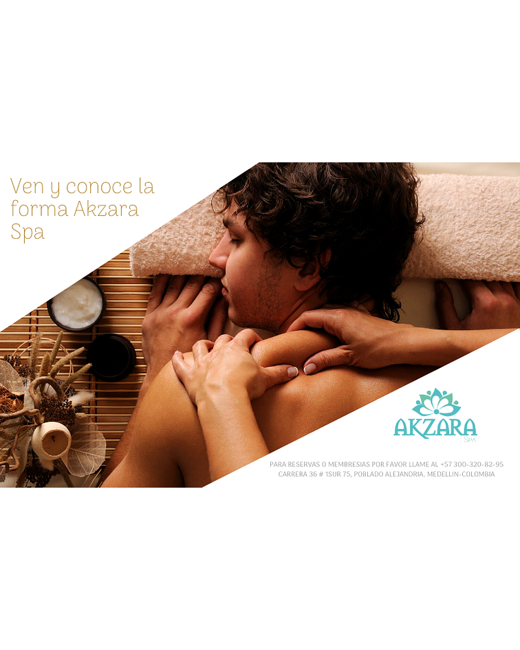 Masaje de relajación / Relax massage Akzara Spa