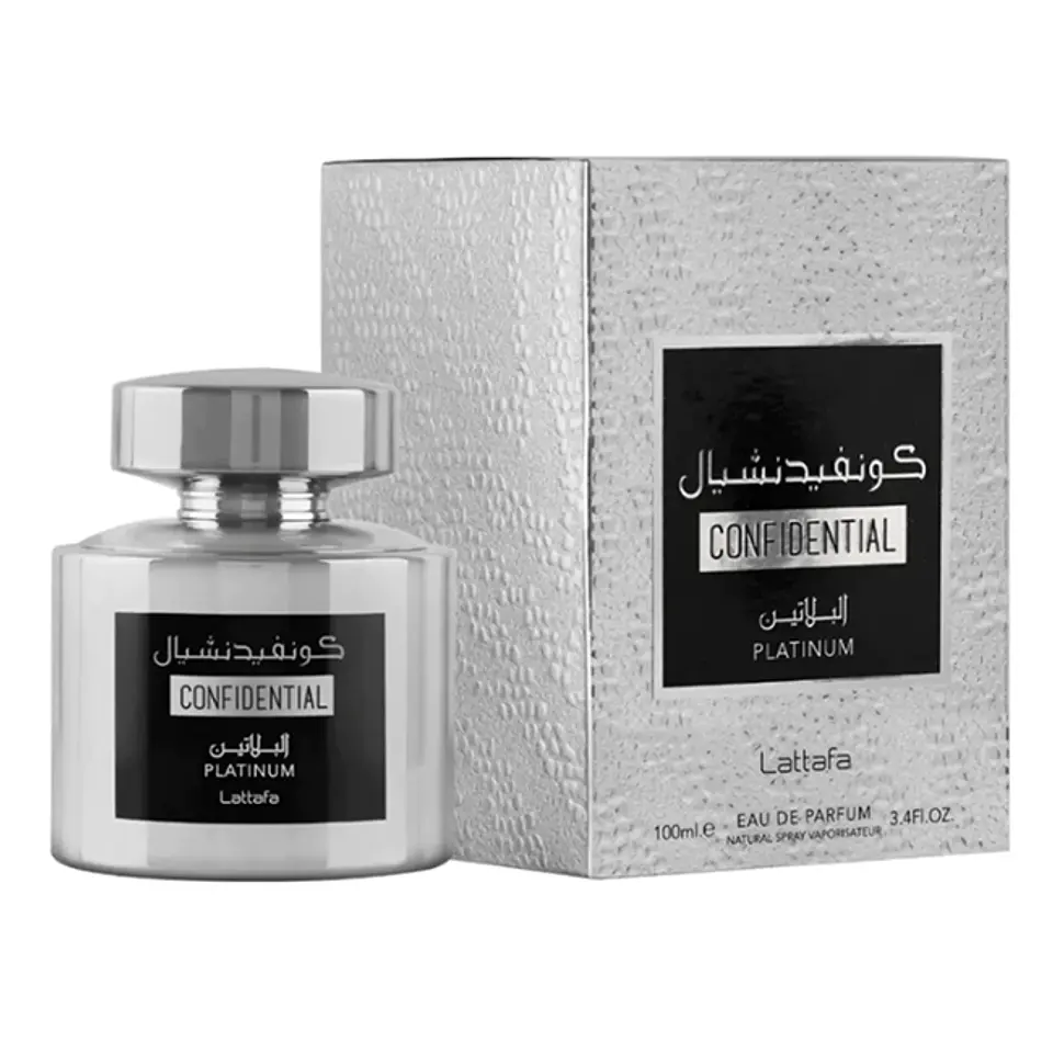 Confidential Platinum Lattafa EDP 100ml Hombre 1