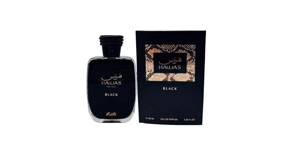Hawas Black 100ml 男性用香水 Hawas Black De Rasasi EDP 100ml Hombre