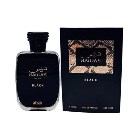 Hawas Black De Rasasi EDP 100ml Hombre