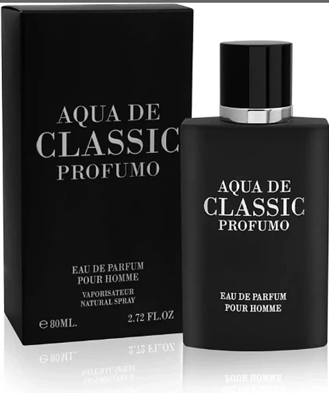 Aqua De Classic Profumo Fragrance World EDP 80ml Hombre