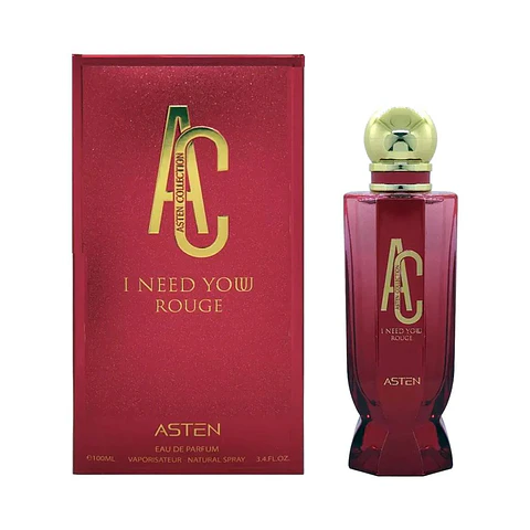I Need You Rouge De Asten EDP 100ml Mujer
