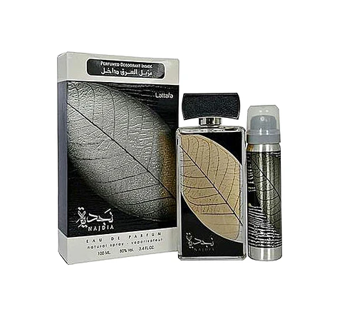 Najdia De Lattafa Estuche EDP 100ml + Desodorante 50ml Hombre