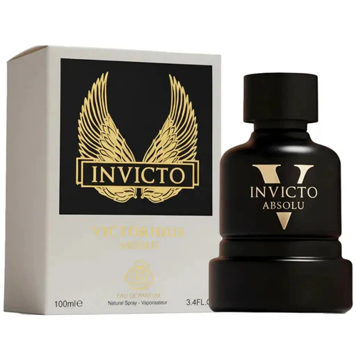 Fragrance World Invicto Victorious Absolu Edp 100mI Hombre (Rabanne Invictus Victory Absolu)