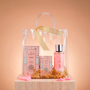 Estuche YARAN Perfume 100ml + Body Mist 250ml + Mini para Cartera 25ml