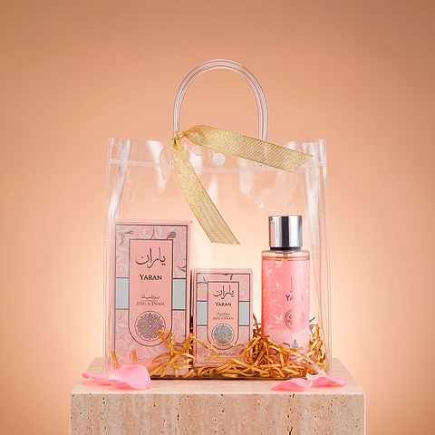 Estuche YARAN Perfume 100ml + Body Mist 250ml + Mini para Cartera 25ml