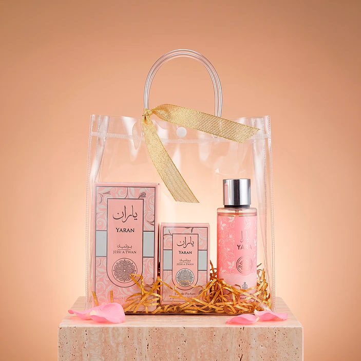 Estuche YARAN Perfume 100ml + Body Mist 250ml + Mini para Cartera 25ml 1