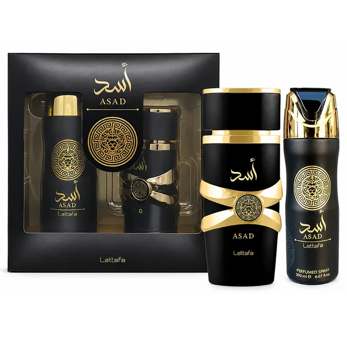 Set Lattafa Asad – Eau de Parfum 100ml + Body Spray 200ml 1