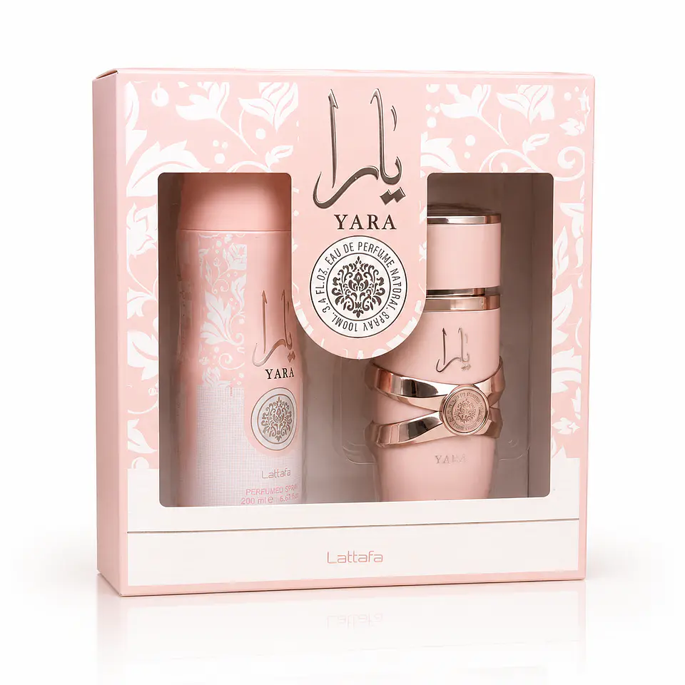 Set Lattafa Yara – Eau de Parfum 100ml + Body Spray 200ml 1