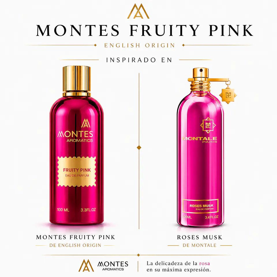 English Origin Montes Fruity Pink Unisex EDP 100 ml 2