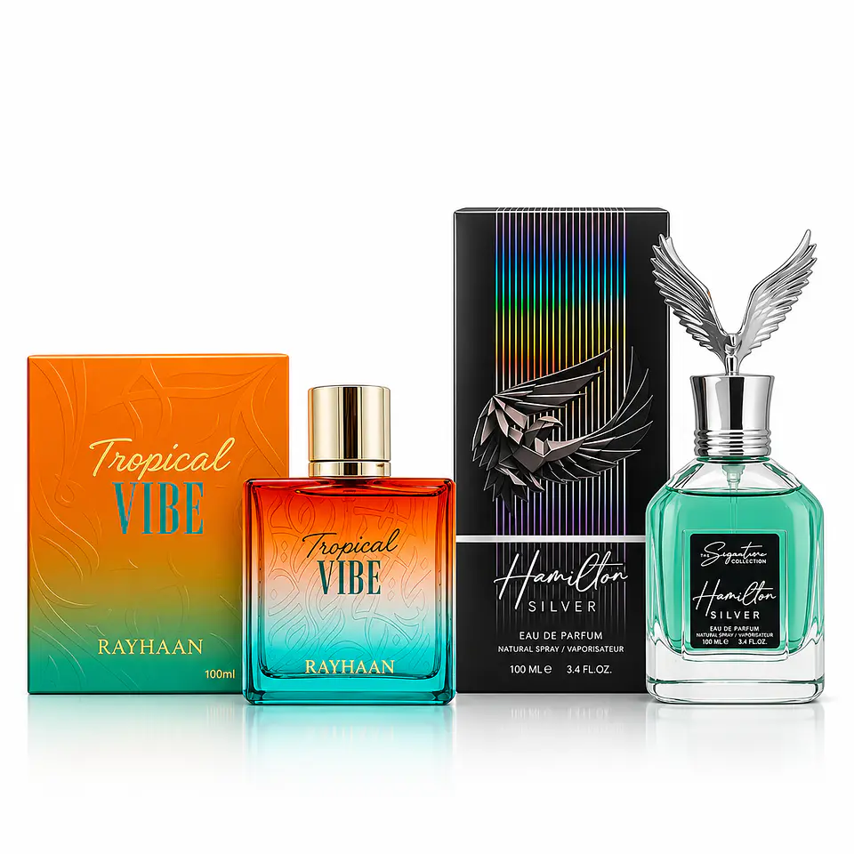 Tropical Vibe 100 ml + Hamilton Silver 100 ml 1