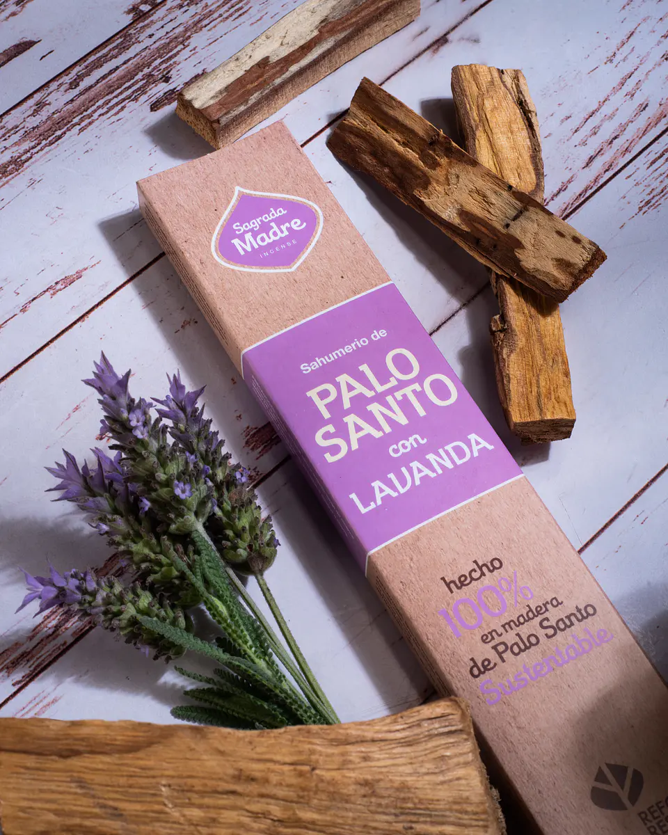Sahumerio Palo Santo Lavanda 2