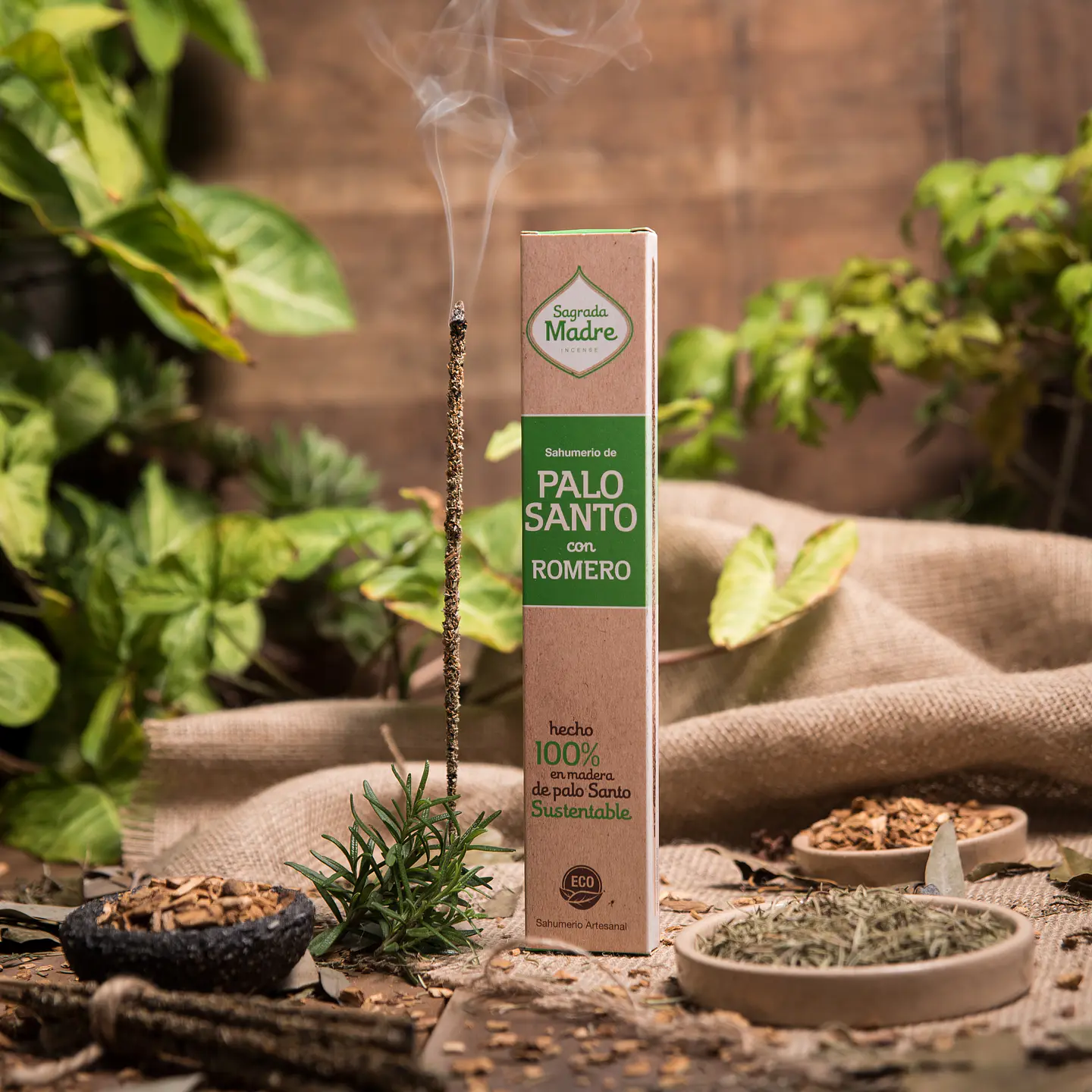 Sahumerio Palo Santo con Romero 1