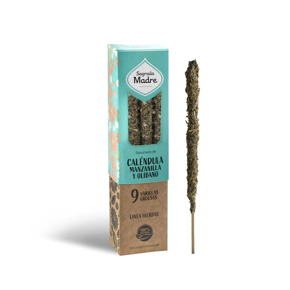 Sahumerio Herbal Caléndula, Manzanilla & Líbano 3