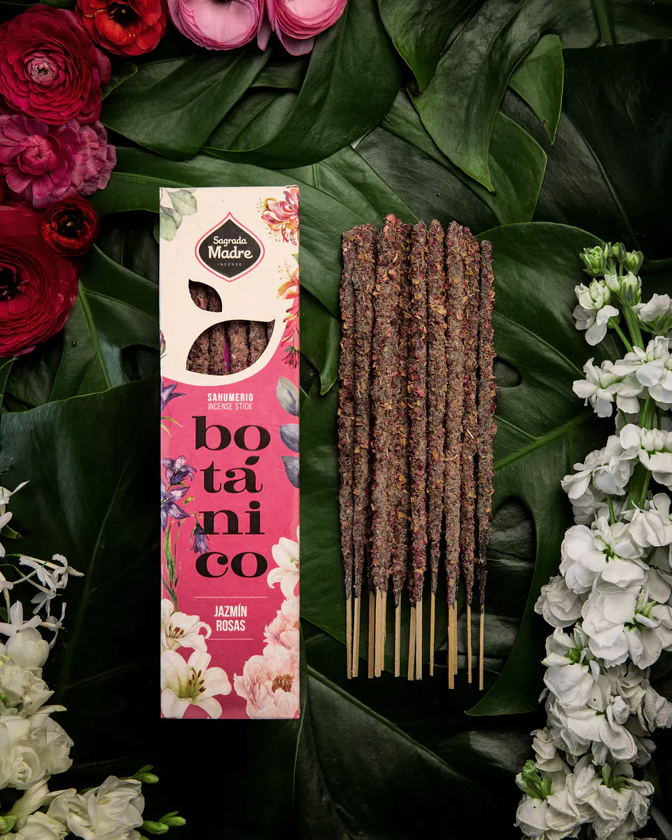 Sahumerio Botánico Jazmín & Rosas 1