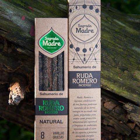 Sahumerio Natural Ruda, Romero & Incienso