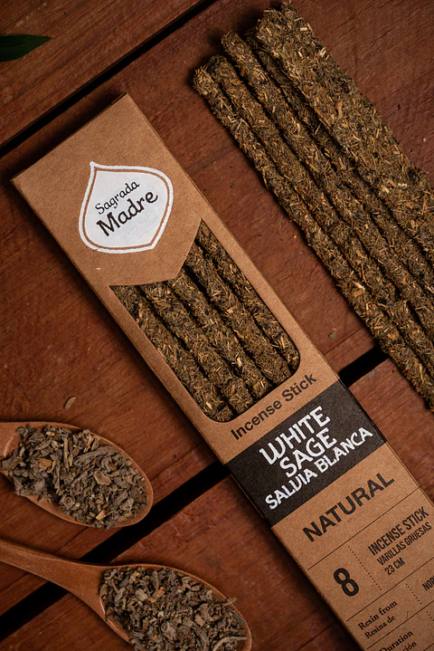 Sahumerio Natural Salvia Blanca