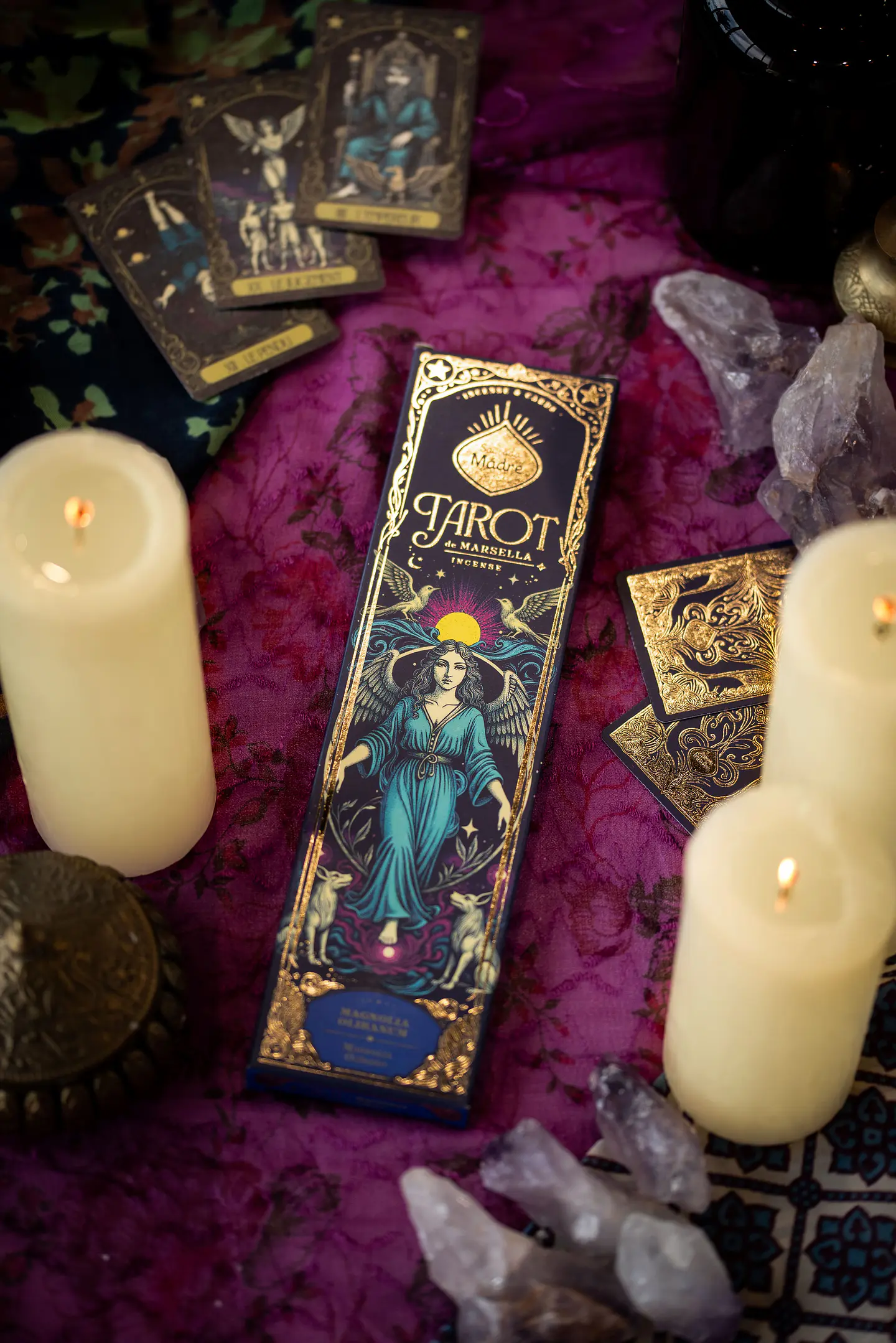 Sahumerio Tarot de Marsella Magnolia & Olíbano 1