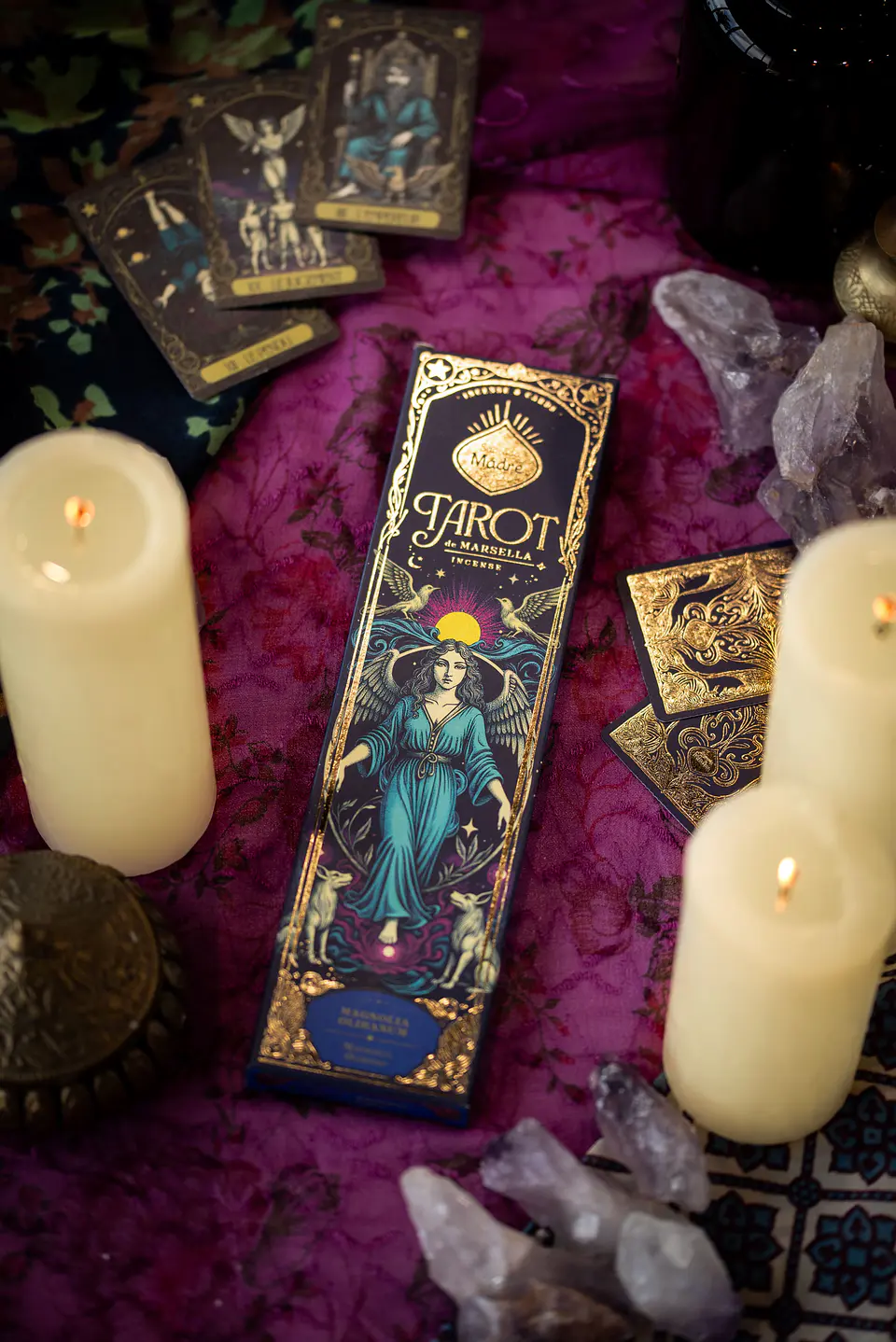 Sahumerio Tarot de Marsella Magnolia & Olíbano 1