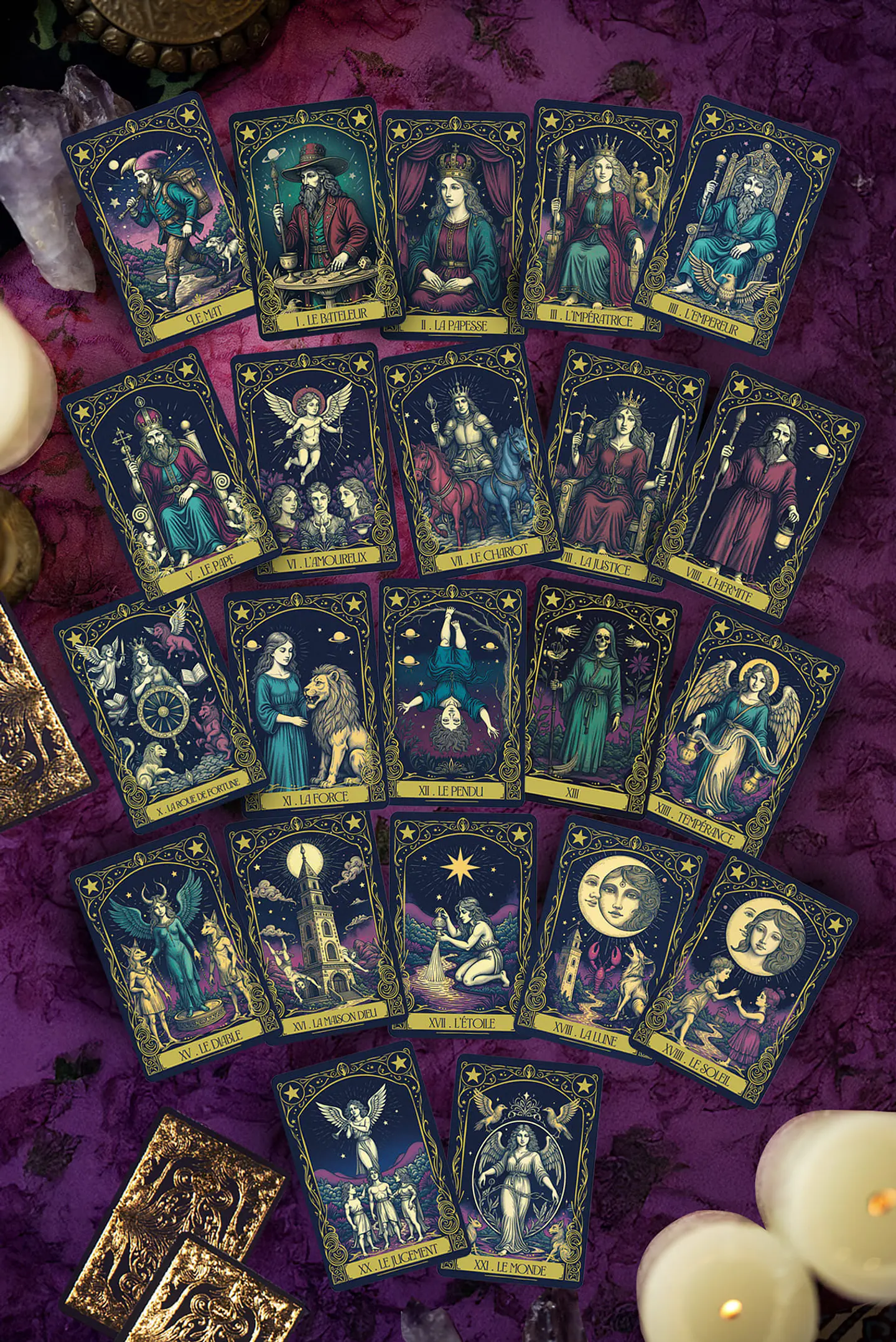 Sahumerio Tarot de Marsella Vainilla & Olíbano 5