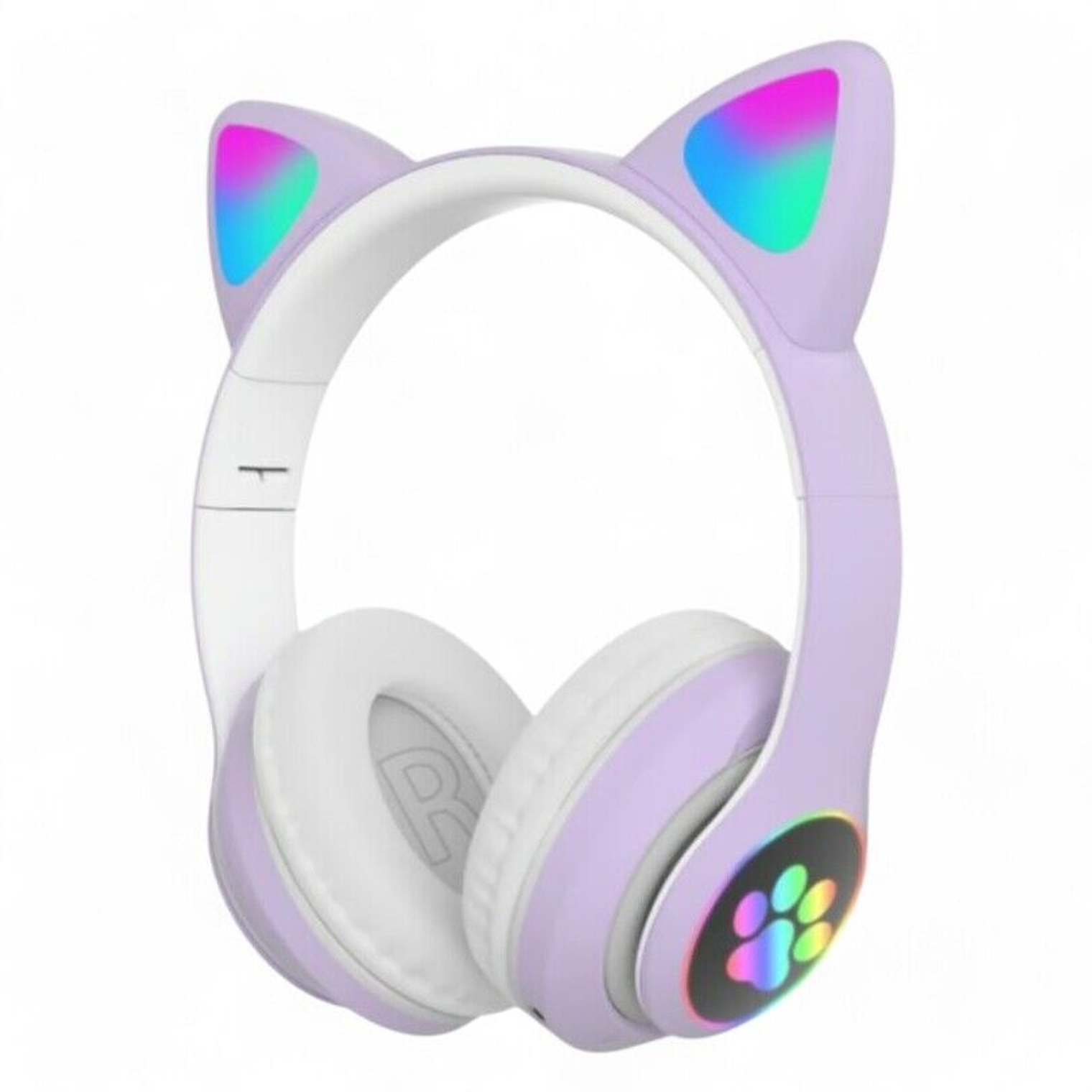 Audifono Bluetooth Kitty Patitas Morado 1