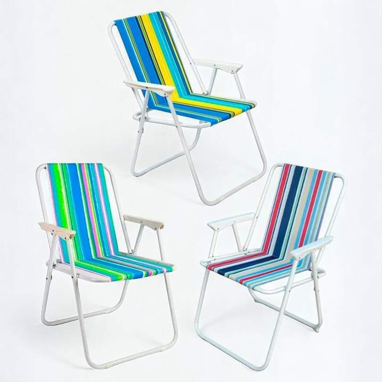 Silla De Playa Plegable Multicolor 1