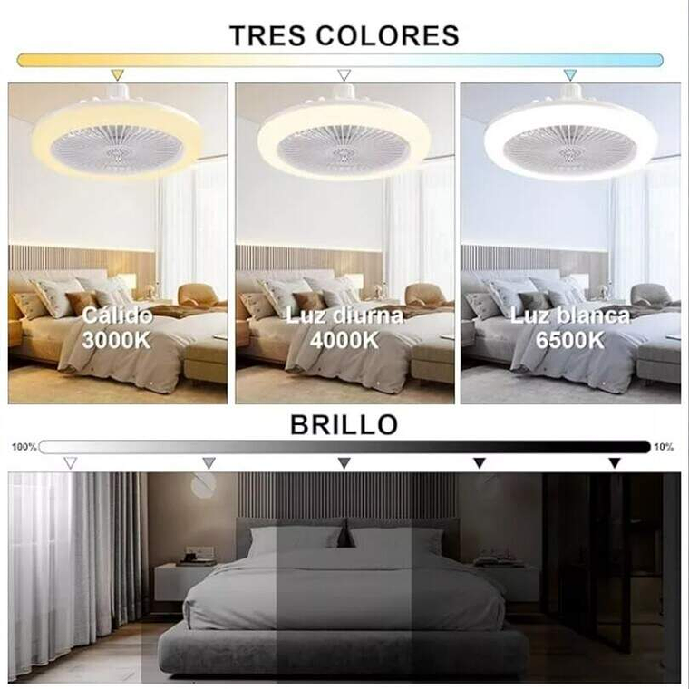 Ampolleta Ventilador 25 Cm A Control Remoto 2