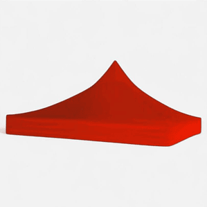 Carpa Techo Toldo Lona Impermeable 3X3 Roja