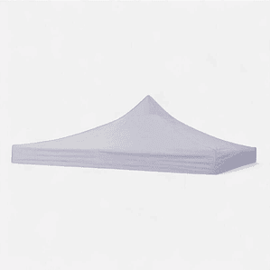 Carpa Techo Toldo Lona Impermeable 3X3 Blanca