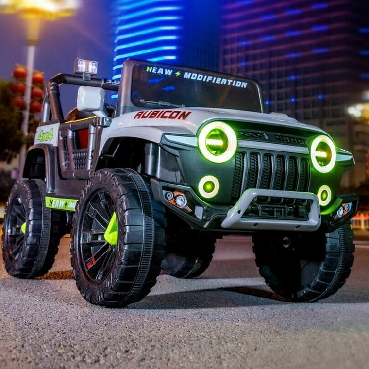 Auto Electrico Rubicon Gris 1