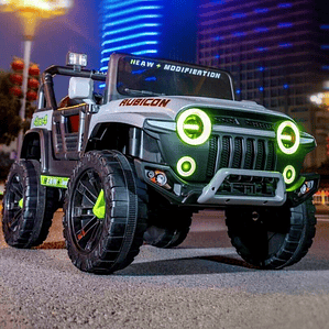 Auto Electrico Rubicon Gris