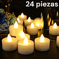 Mini Velas Led Luz Calida Pack 24 Ud - Miniatura 1