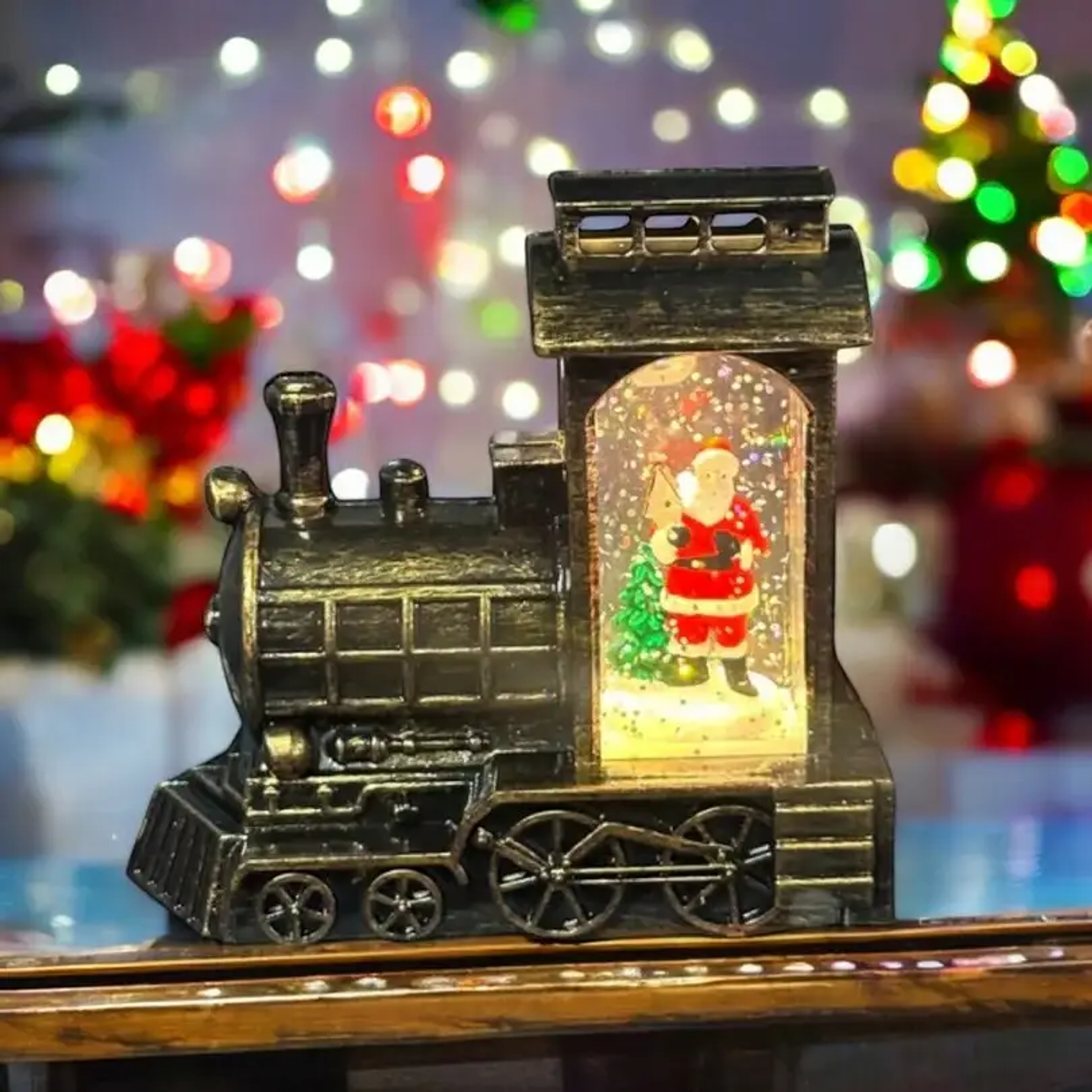 Tren De Navidad Led Viejito Pascuero 1