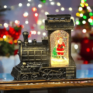 Tren De Navidad Led Viejito Pascuero