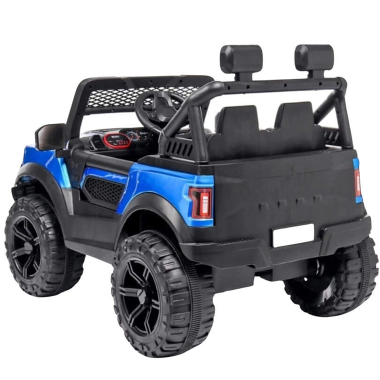 Auto Electrico Monster Blanco 4