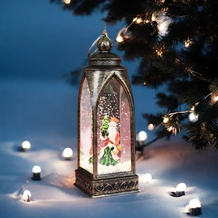 Lampara Led Deco Capilla Navideña 15x5 Cm 1