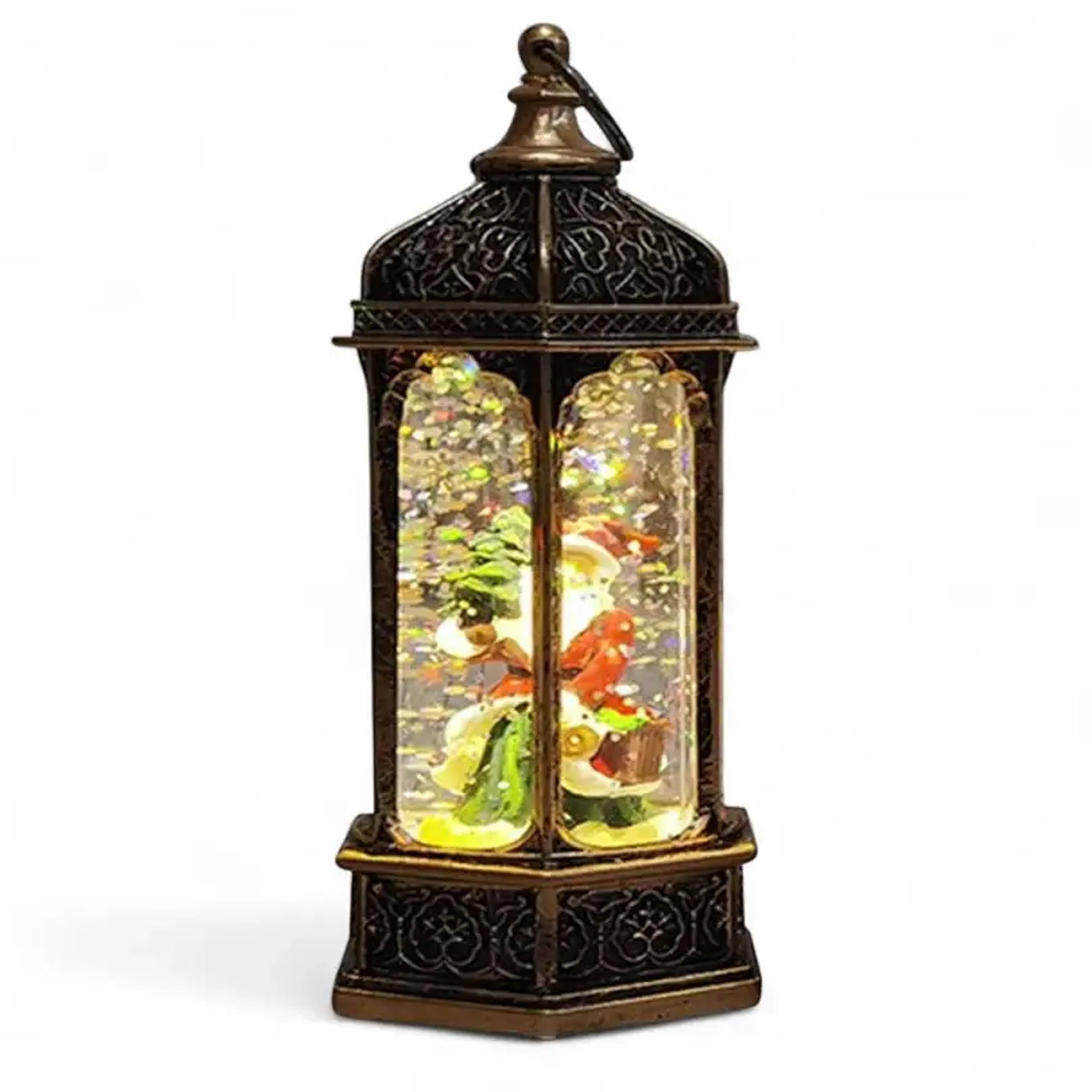 Lampara Led Deco Torre Navideña 15x6 cm 2