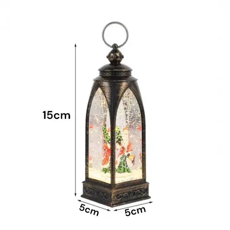 Lampara Led Deco Capilla Navideña 15x5 Cm 2