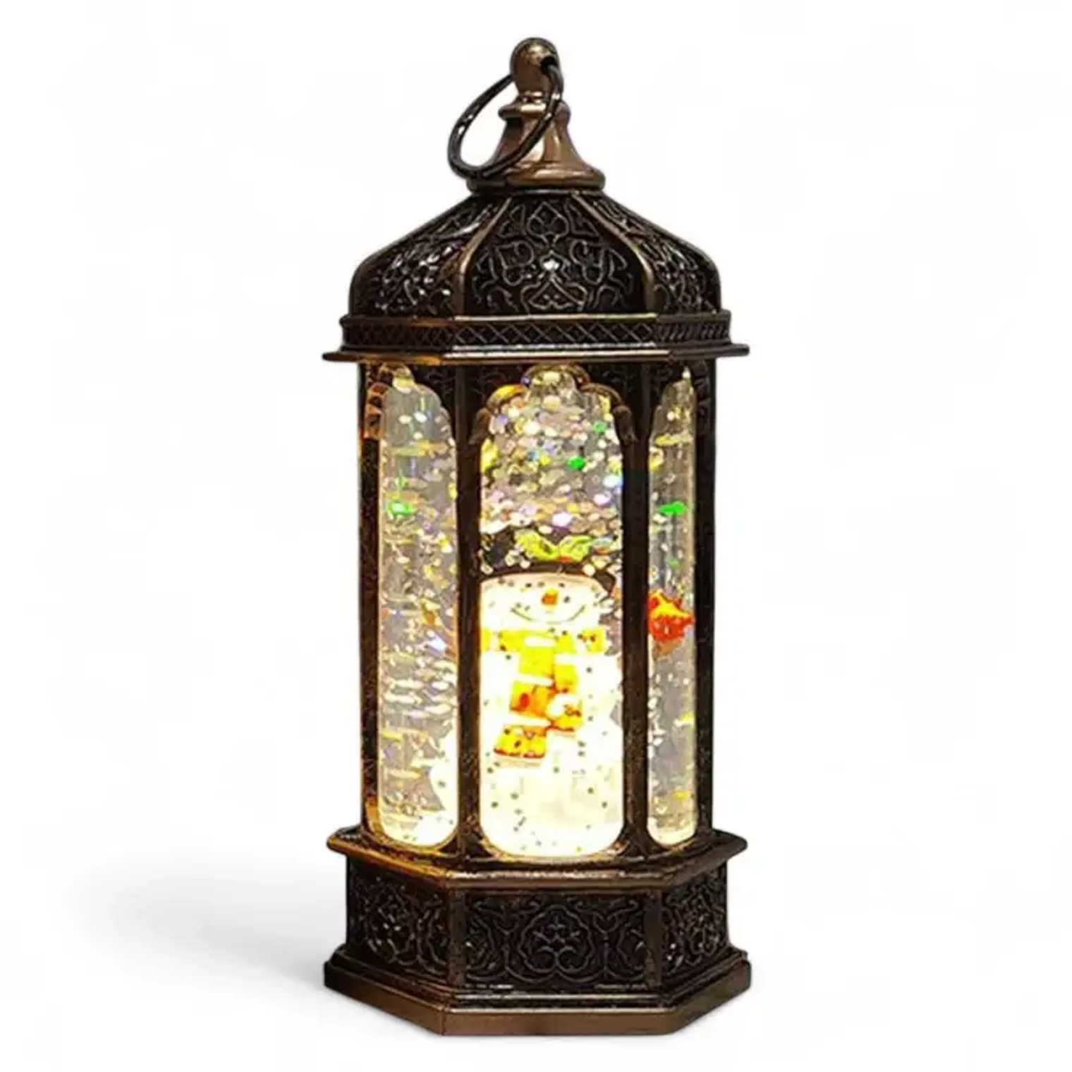 Lampara Led Deco Torre Navideña 15x6 cm 3