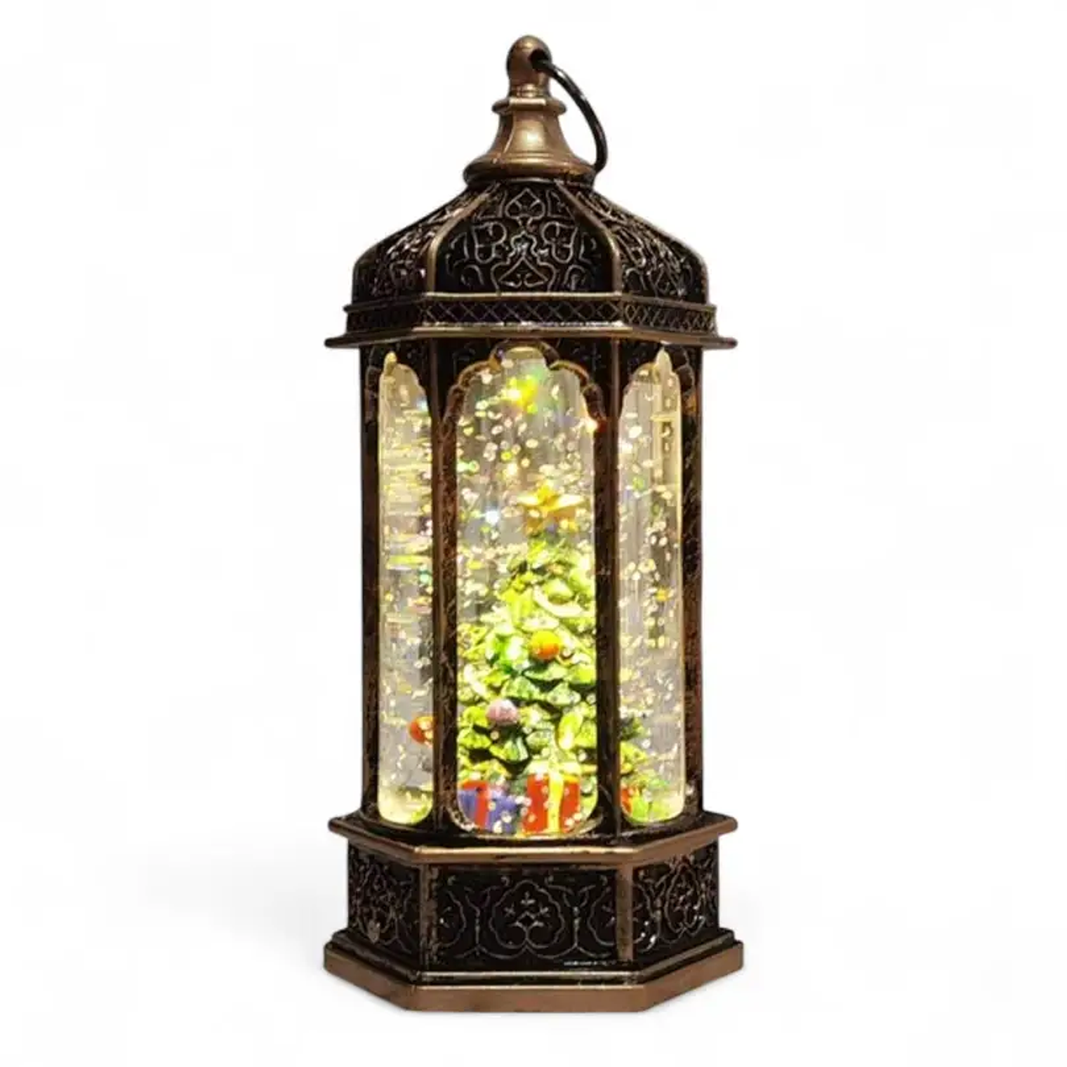 Lampara Led Deco Torre Navideña 15x6 cm 4