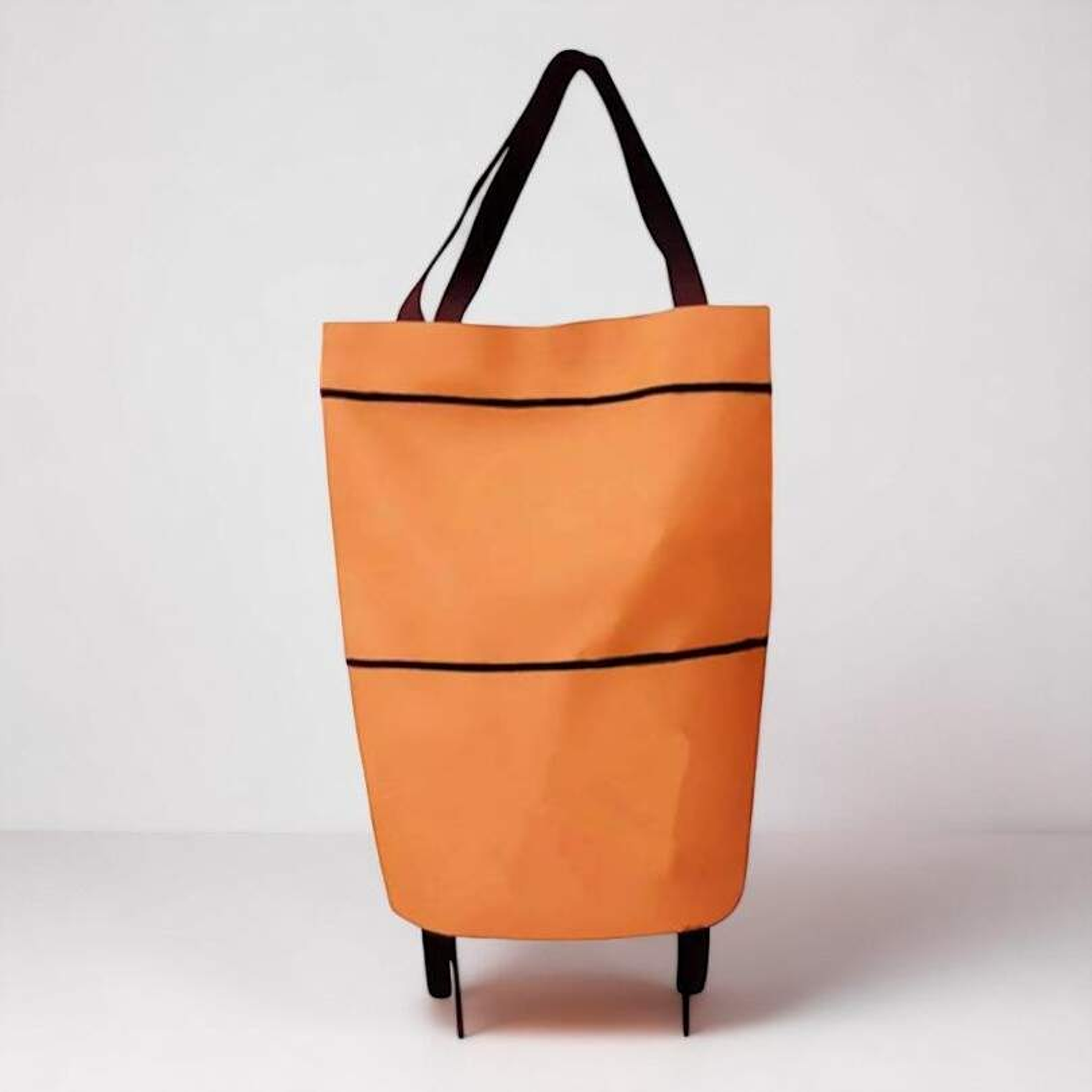 Carrito Plegable Con Ruedas Naranjo 2