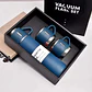 Termo Liso 500Ml + 3 Vasos Azul - Miniatura 2