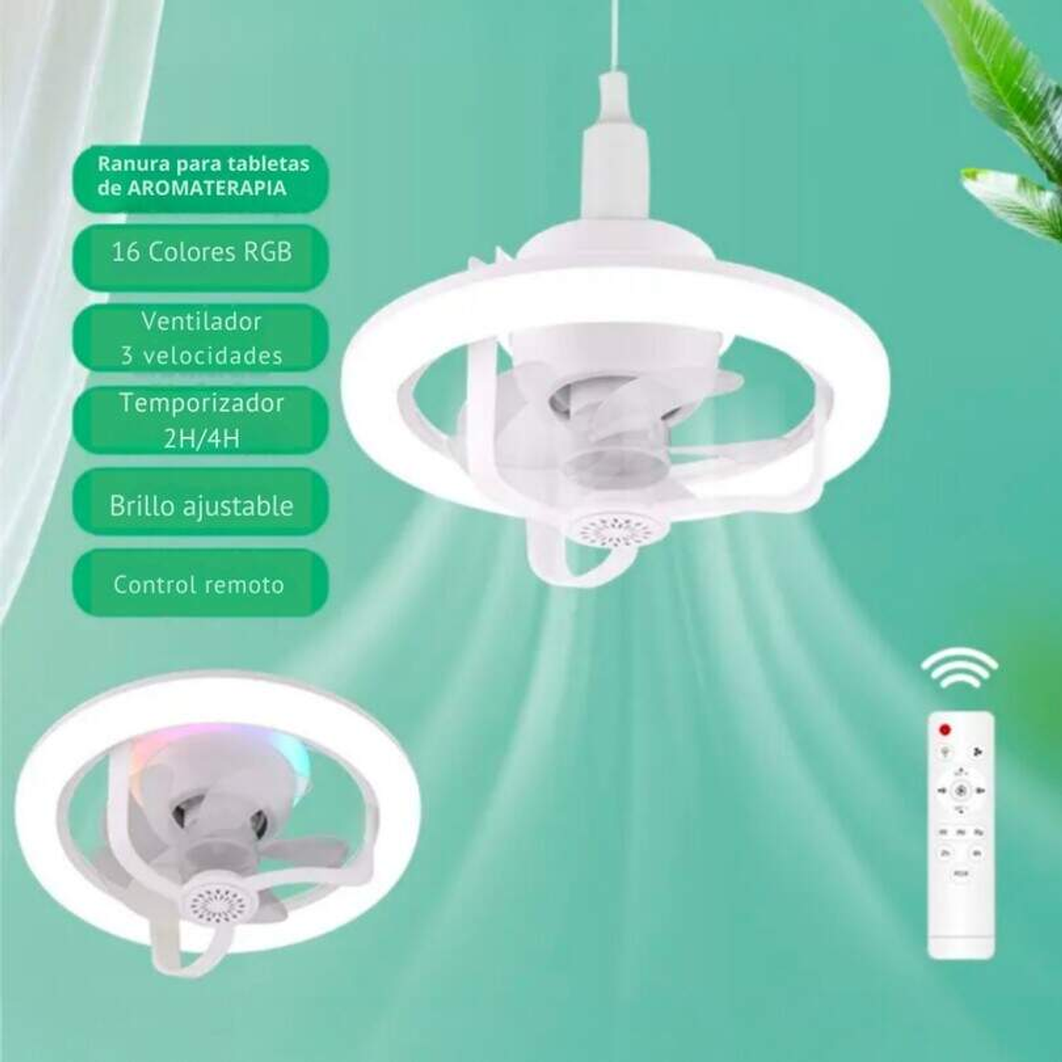 Ampolleta Led Rgb De Aromaterapia 3