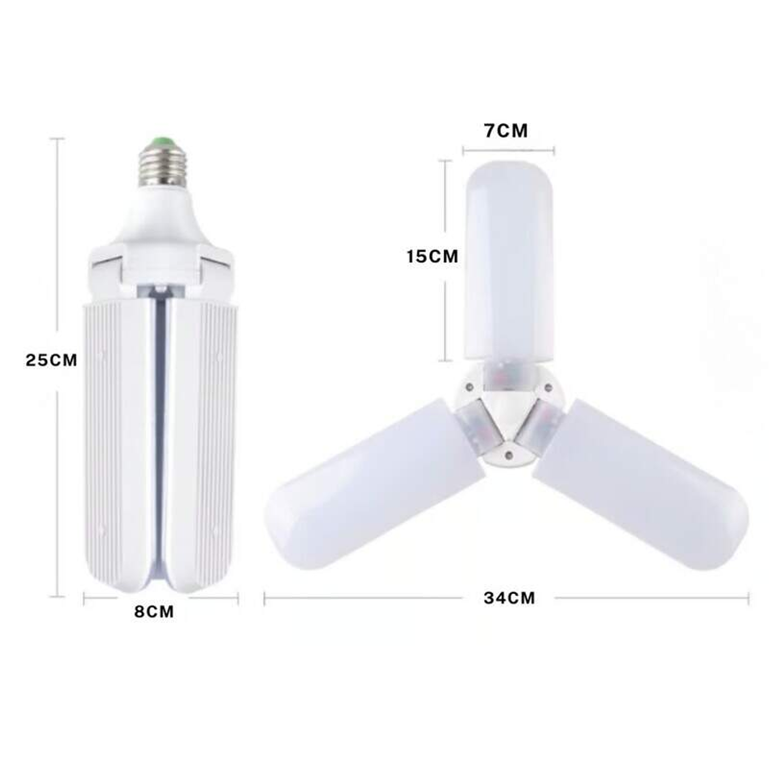 Ampolleta De 3 Aspas Ajustables 45W E-27 4