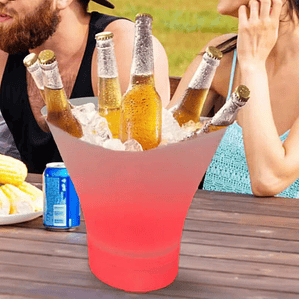 Hielera Parlante Led Recargable 5Lt